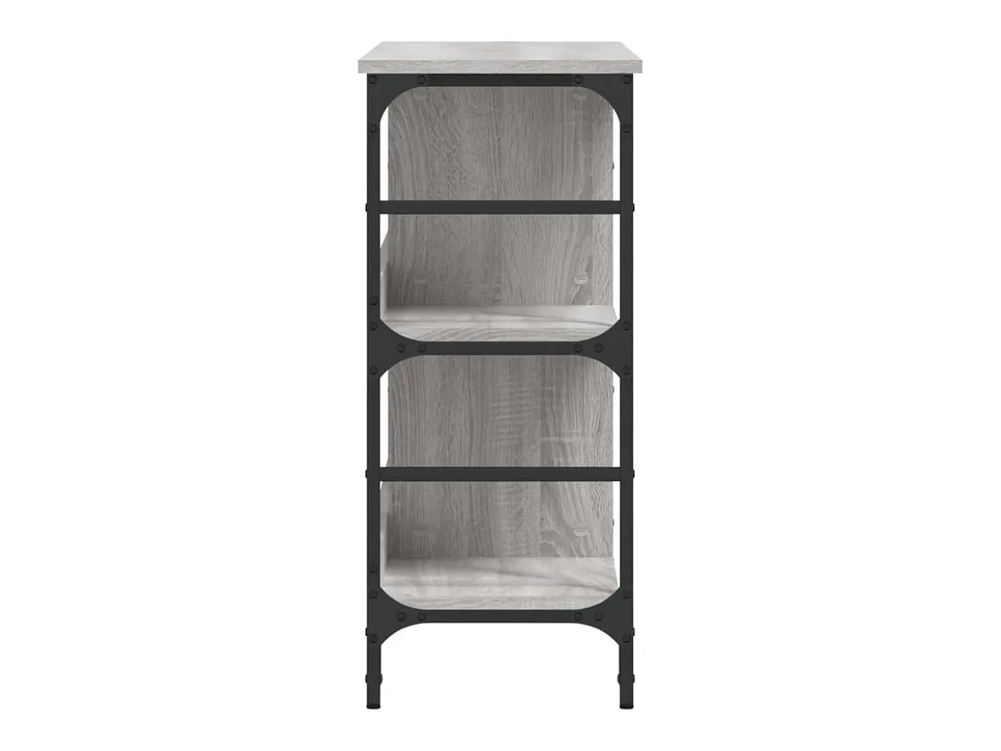 Aparador de madera de ingeniería gris Sonoma 102x32x73,5 cm ES410318