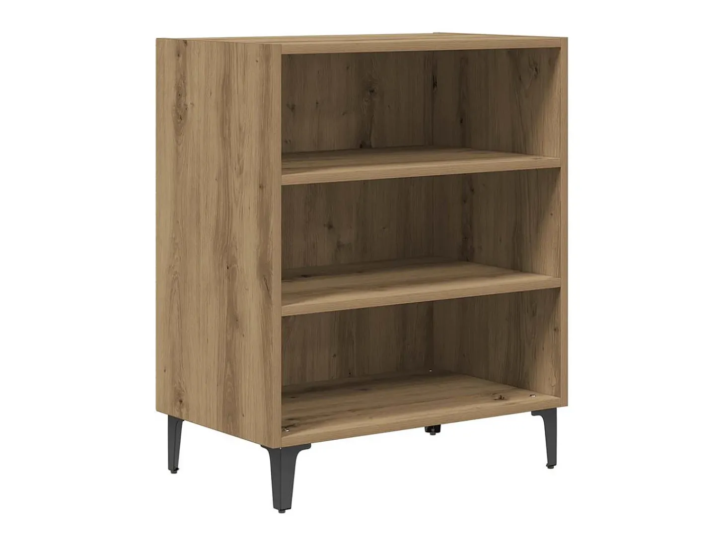 Aparador de madera de ingeniería roble artisan 57x35x70 cm