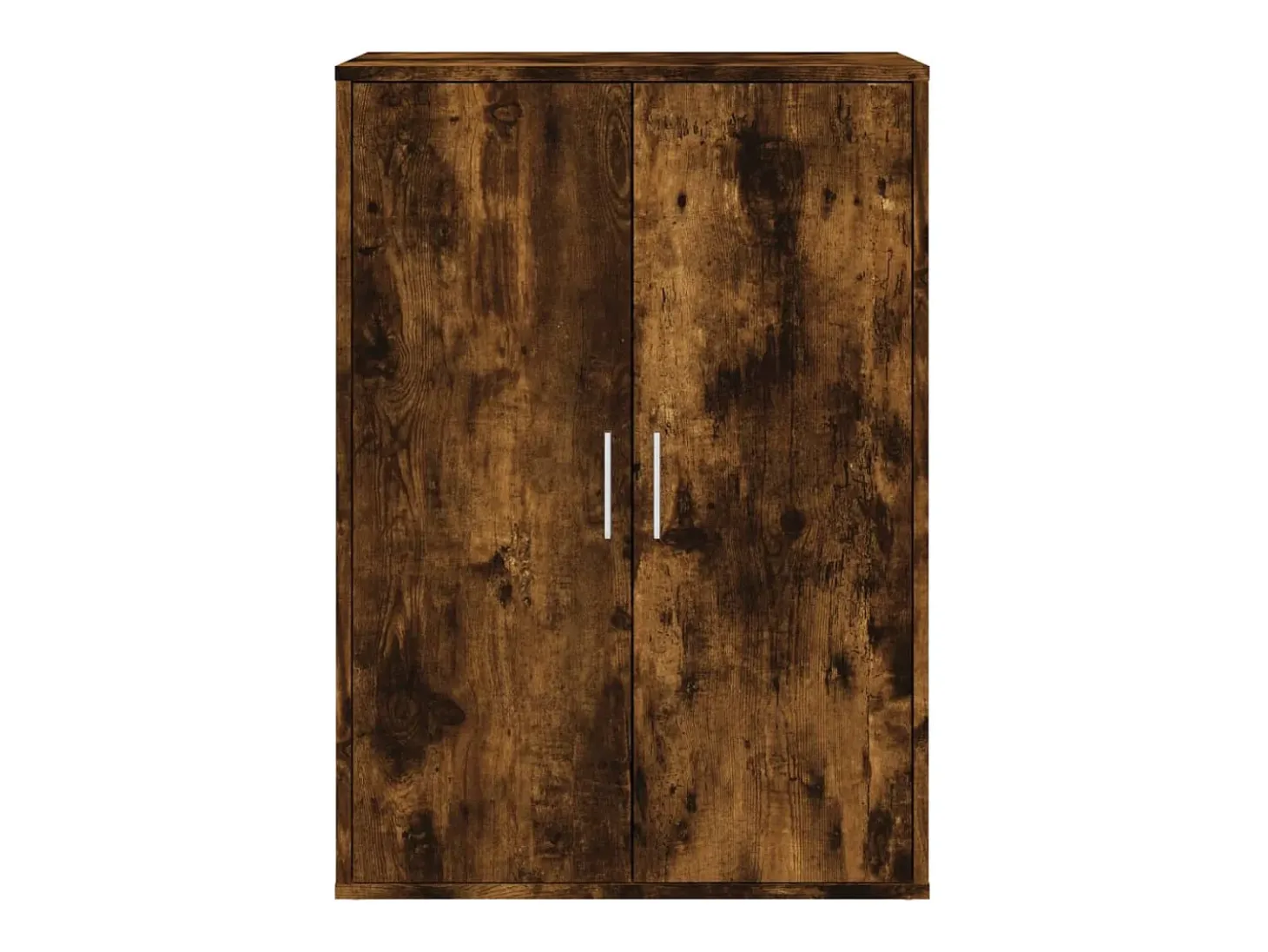 Aparador de madera de ingeniería roble ahumado 60x31x84 cm