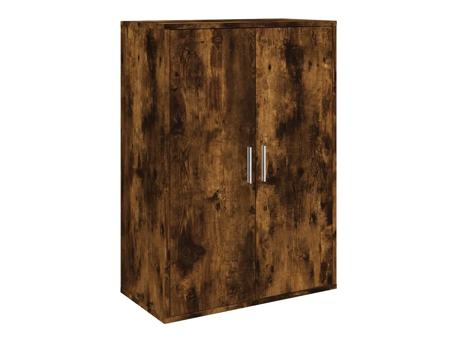 Aparador de madera de ingeniería roble ahumado 60x31x84 cm