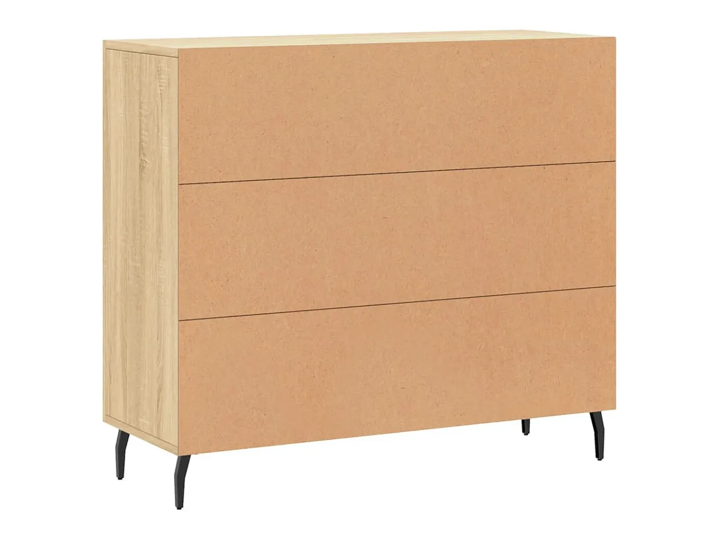 Aparador de madera de ingeniería roble Sonoma 90x34x80 cm