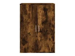 Aparador de madera de ingeniería roble ahumado 60x31x84 cm ES376722