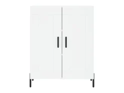 Aparador de madera de ingeniería blanco 69,5x34x90 cm ES83060