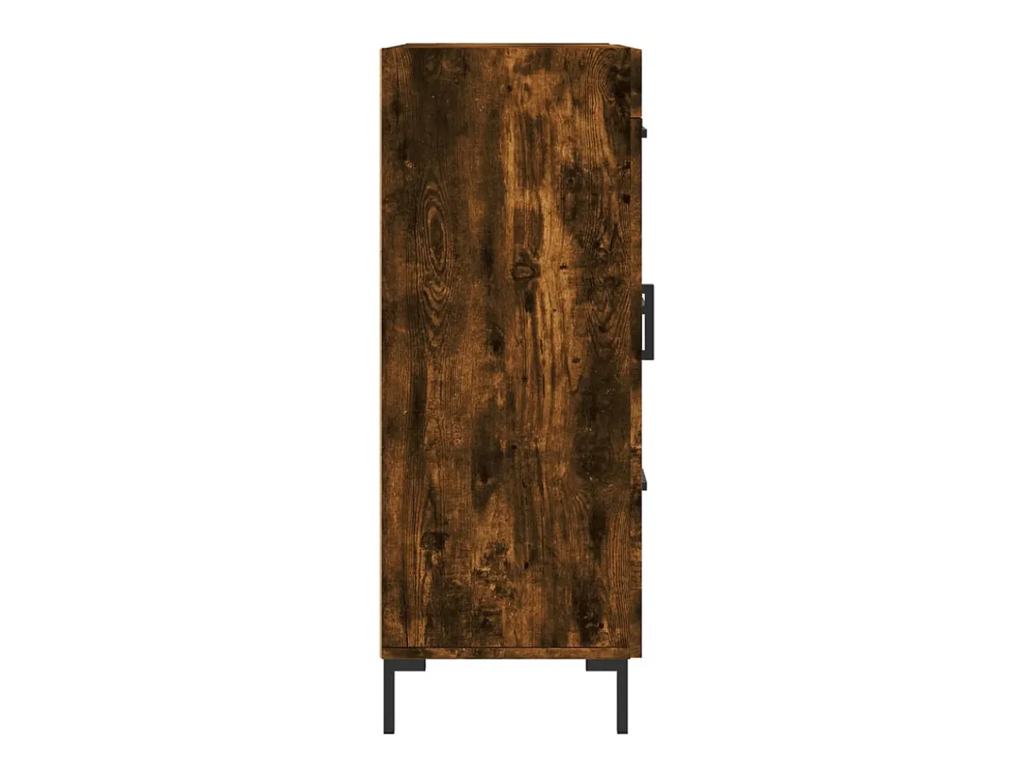 Aparador de madera de ingeniería roble ahumado 69,5x34x90 cm