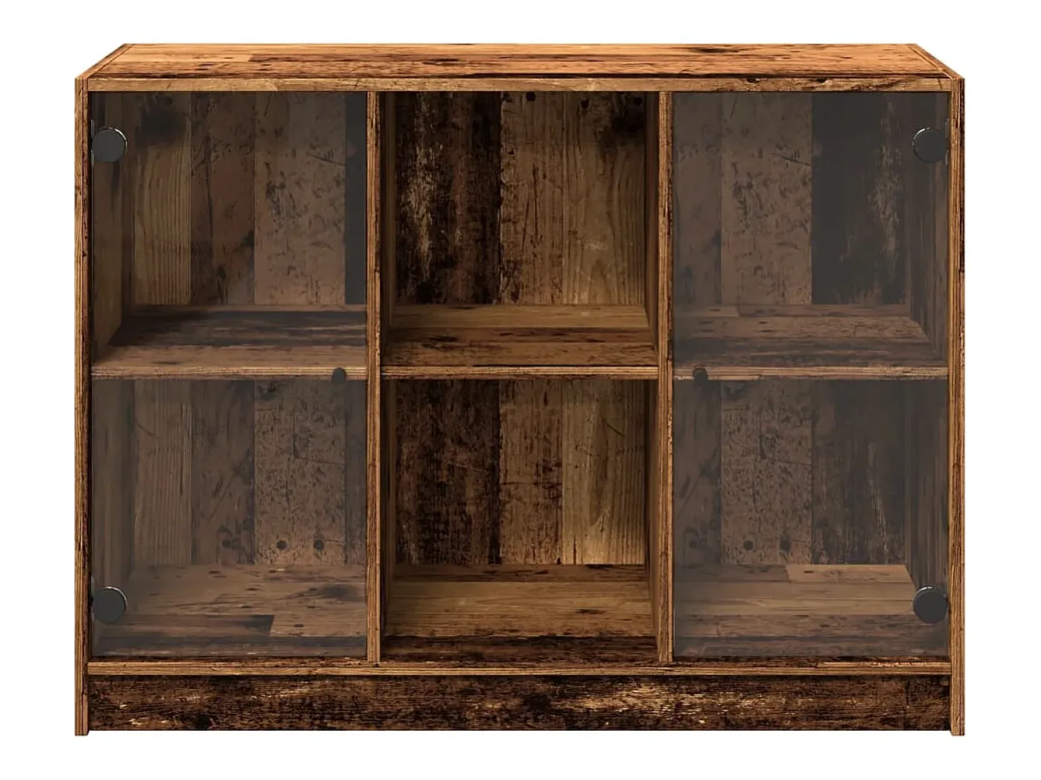 Aparador de madera de ingeniería envejecida 102x37x75,5 cm