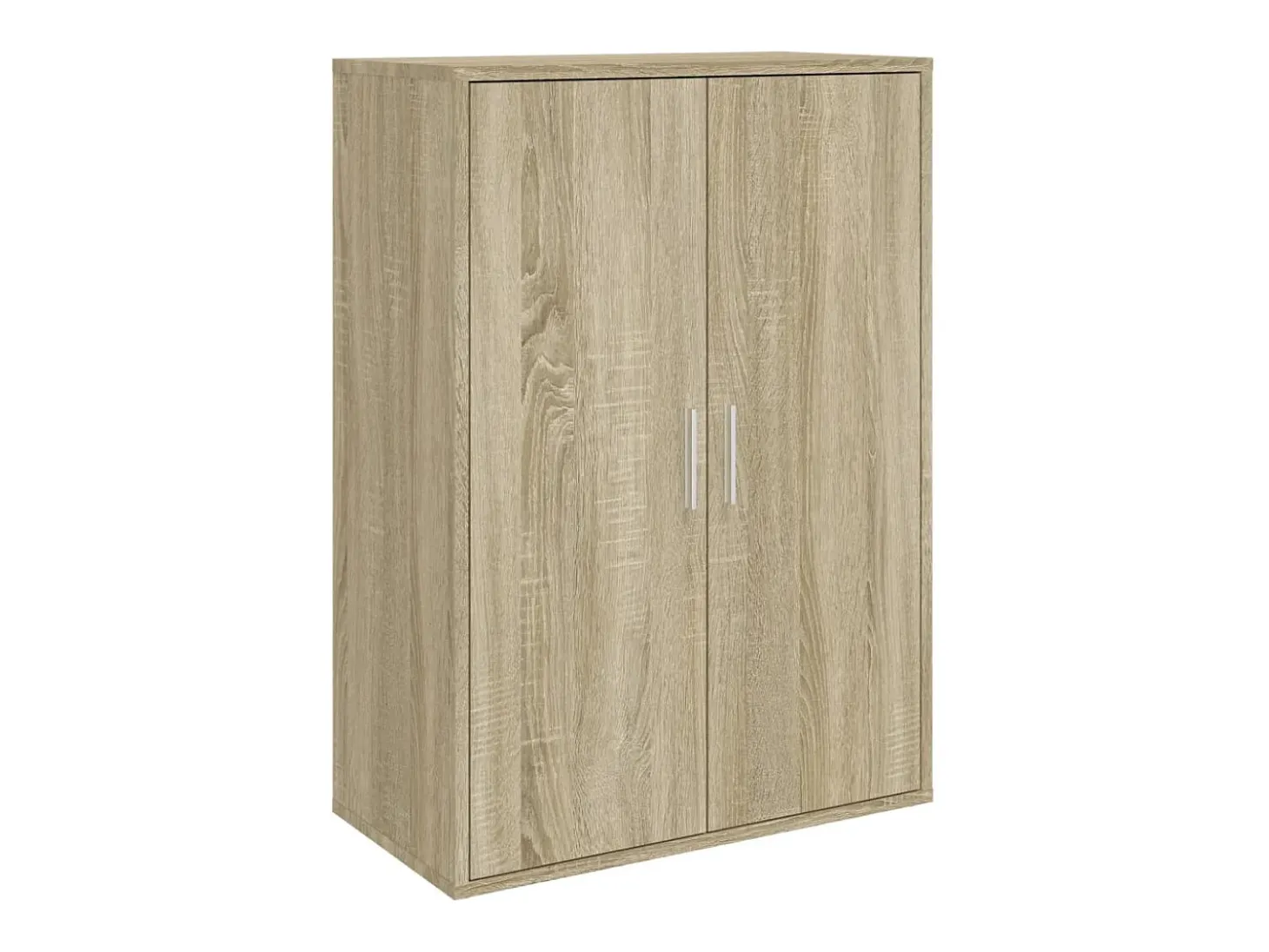 Aparador de madera de ingeniería roble Sonoma 60x31x84 cm