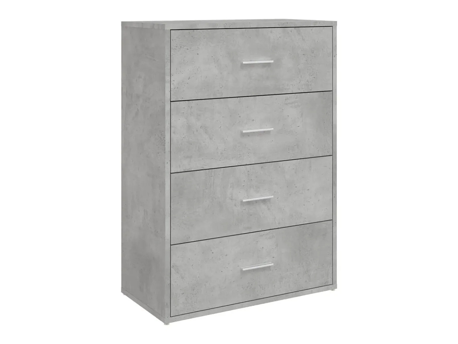 Aparador de madera de ingeniería gris hormigón 60x31x84 cm ES240088