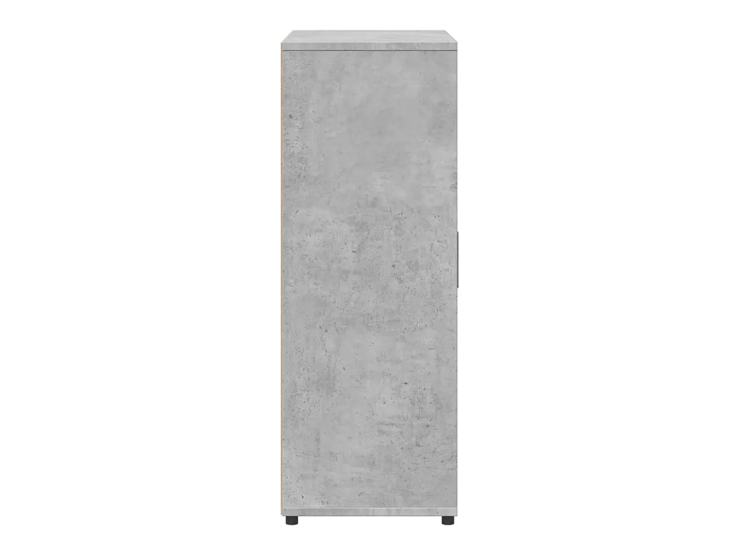 Aparador de madera de ingeniería gris hormigón 60x31x84 cm