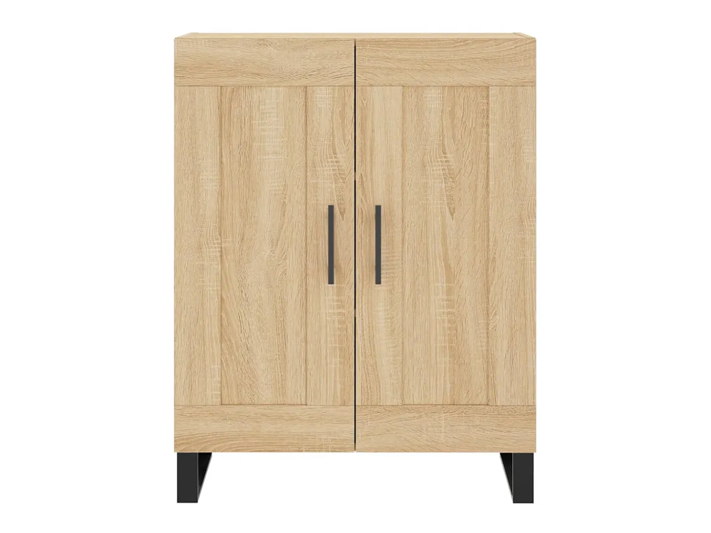 Aparador de madera de ingeniería roble Sonoma 69,5x34x90 cm ES75237