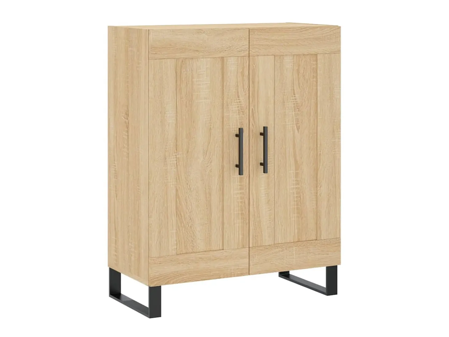 Aparador de madera de ingeniería roble Sonoma 69,5x34x90 cm ES75237