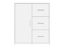 Aparador de madera de ingeniería 2 uds blanco 60x31x70 cm ES893566