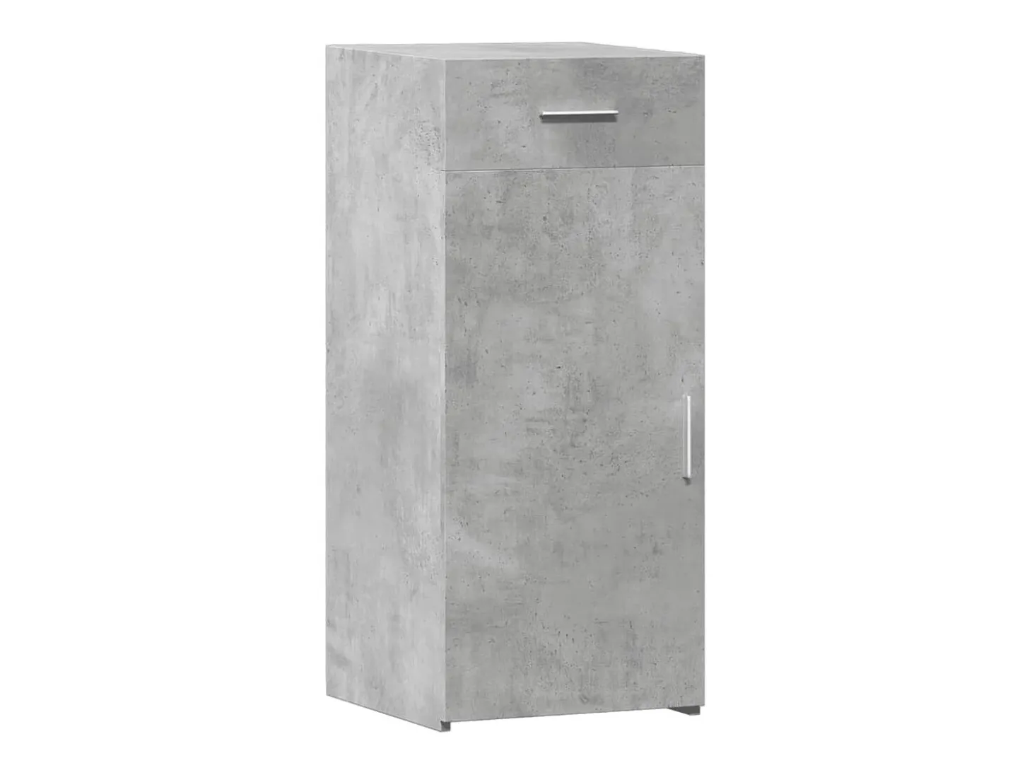 Aparador de madera de ingeniería gris hormigón 40x42,5x93 cm