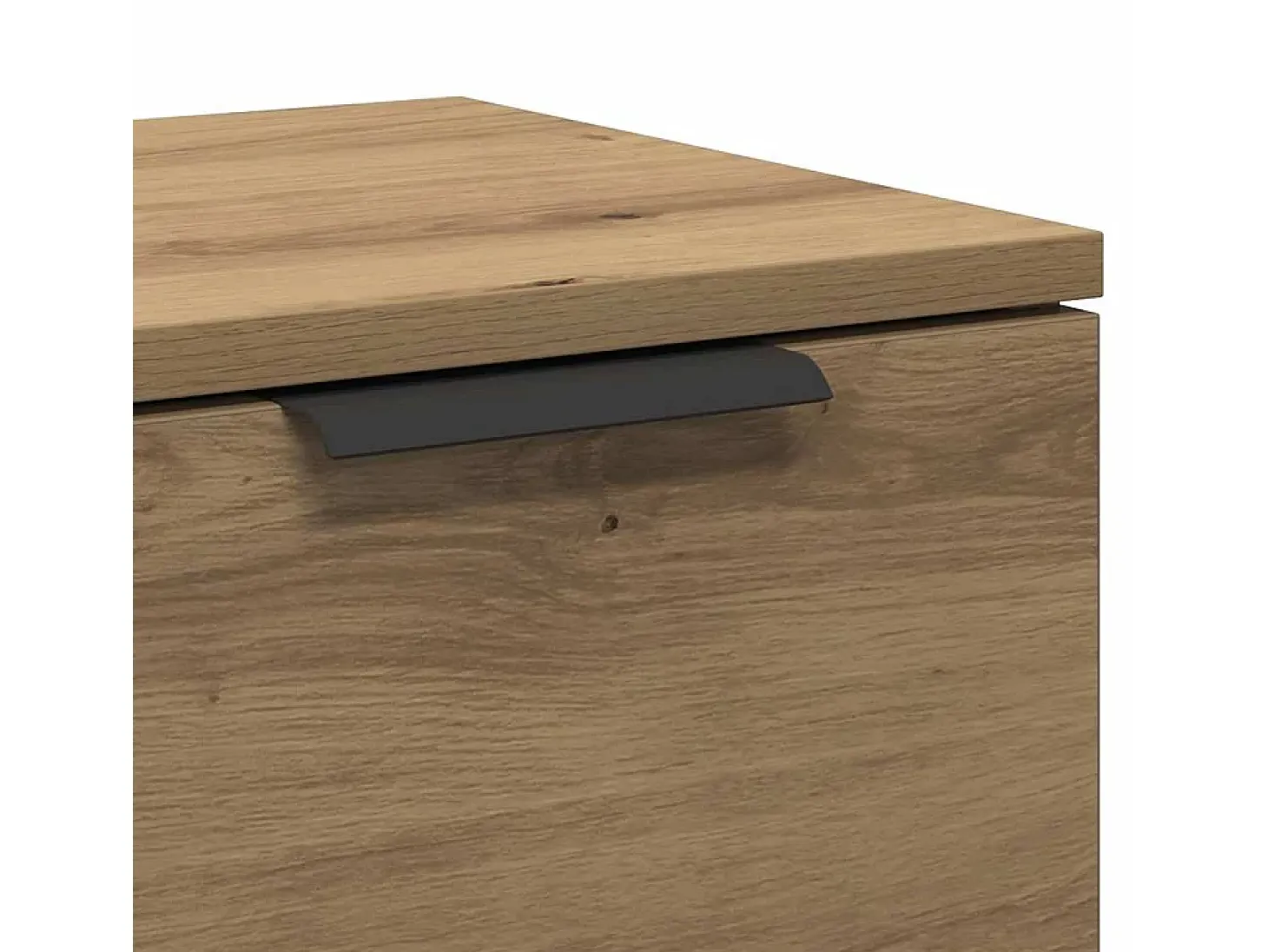 Aparador de madera de ingeniería roble artisan 60x30x70 cm