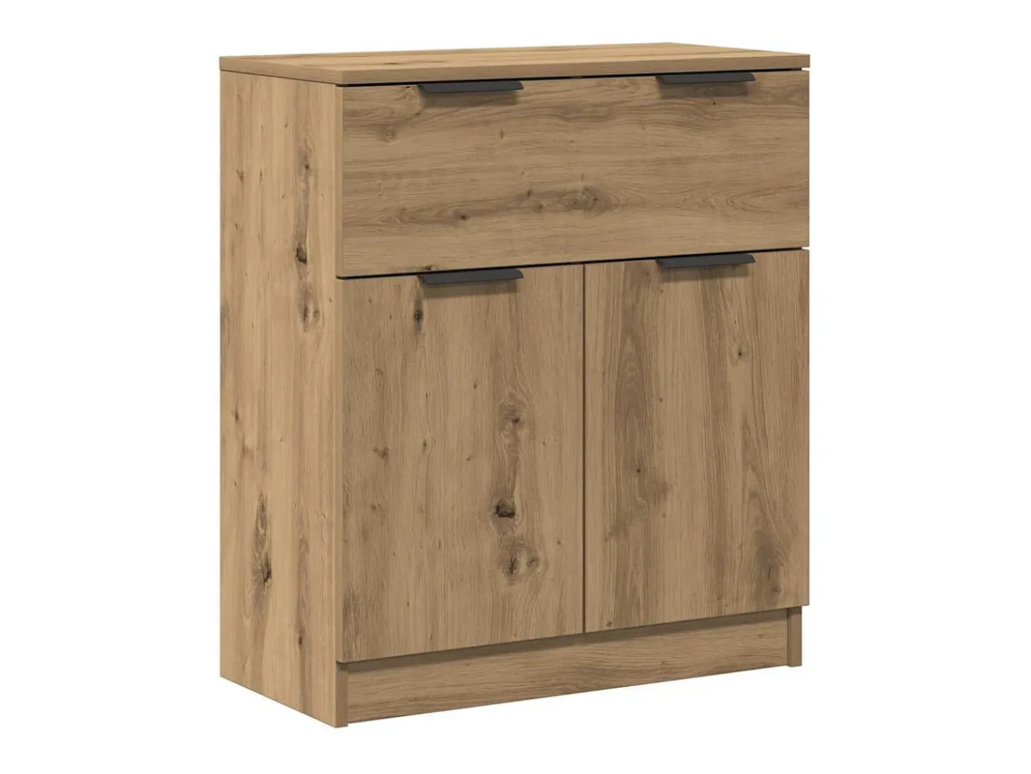 Aparador de madera de ingeniería roble artisan 60x30x70 cm