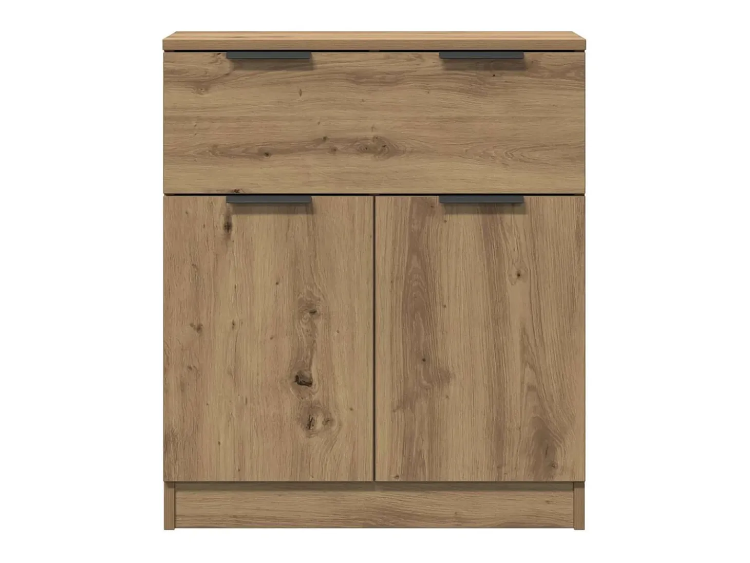 Aparador de madera de ingeniería roble artisan 60x30x70 cm