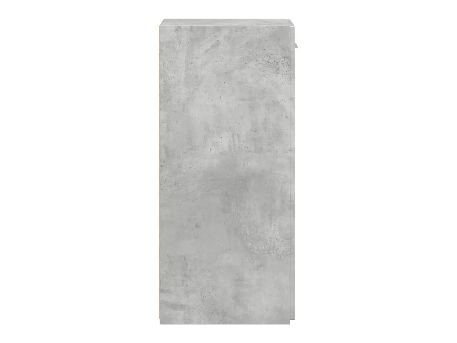 Aparador de madera de ingeniería gris hormigón 30x42,5x93 cm
