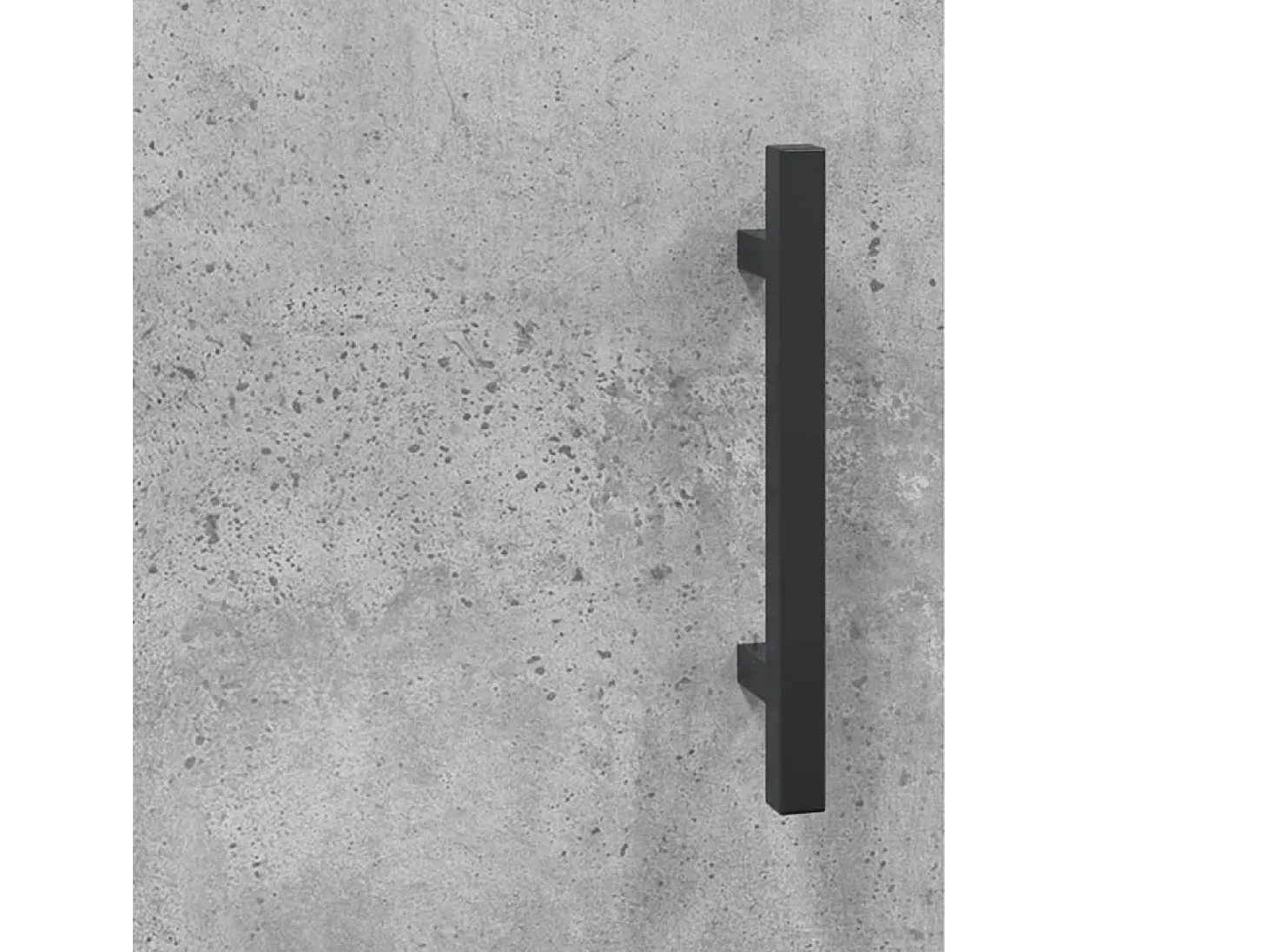 Aparador de madera de ingeniería gris hormigón 69,5x34x90 cm