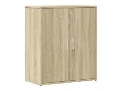 Aparador de madera de ingeniería 2 uds roble Sonoma 60x31x70 cm ES483068