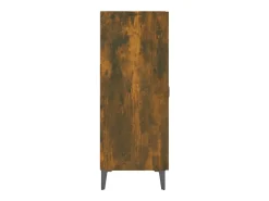 Aparador de madera de ingeniería roble ahumado 69,5x34x90 cm