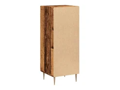 Aparador de madera de ingeniería envejecida 34,5x34x90 cm