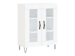 Aparador de madera de ingeniería blanco 69,5x34x90 cm