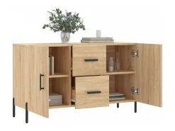 Aparador de madera de ingeniería roble Sonoma 100x36x60 cm
