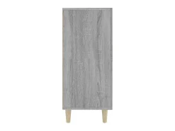 Aparador de madera de ingeniería gris Sonoma 90x34x80 cm ES31641