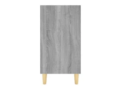 Aparador de madera de ingeniería gris Sonoma 103,5x35x70 cm ES30366