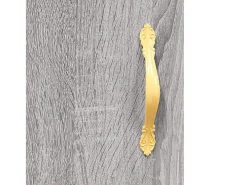 Aparador de madera de ingeniería gris Sonoma 100x36x60 cm