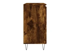 Aparador de madera de ingeniería roble ahumado 104x35x70 cm