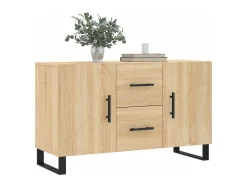 Aparador de madera de ingeniería roble Sonoma 100x36x60 cm