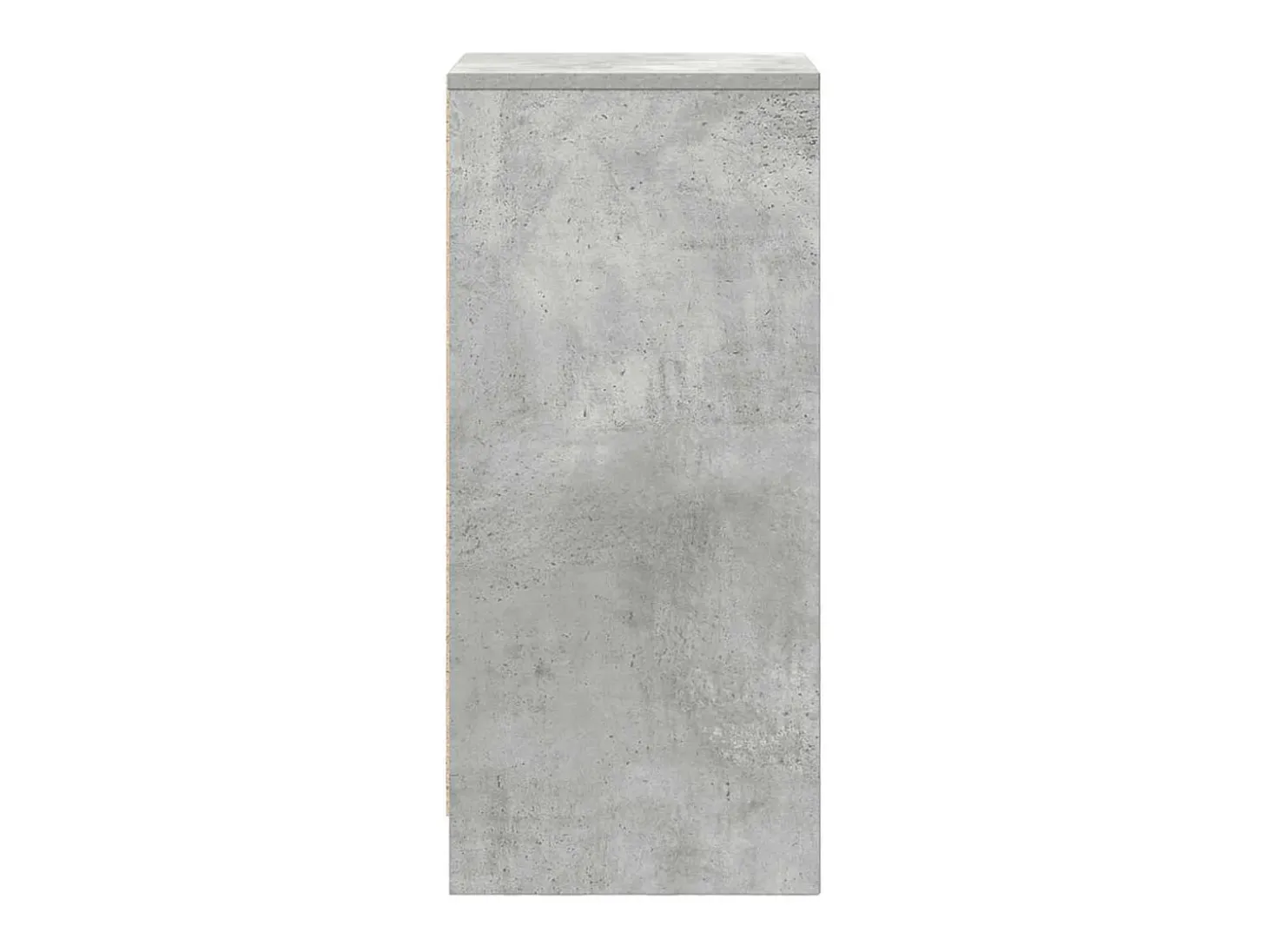 Aparador de madera de ingeniería gris hormigón 29,5x34x76 cm
