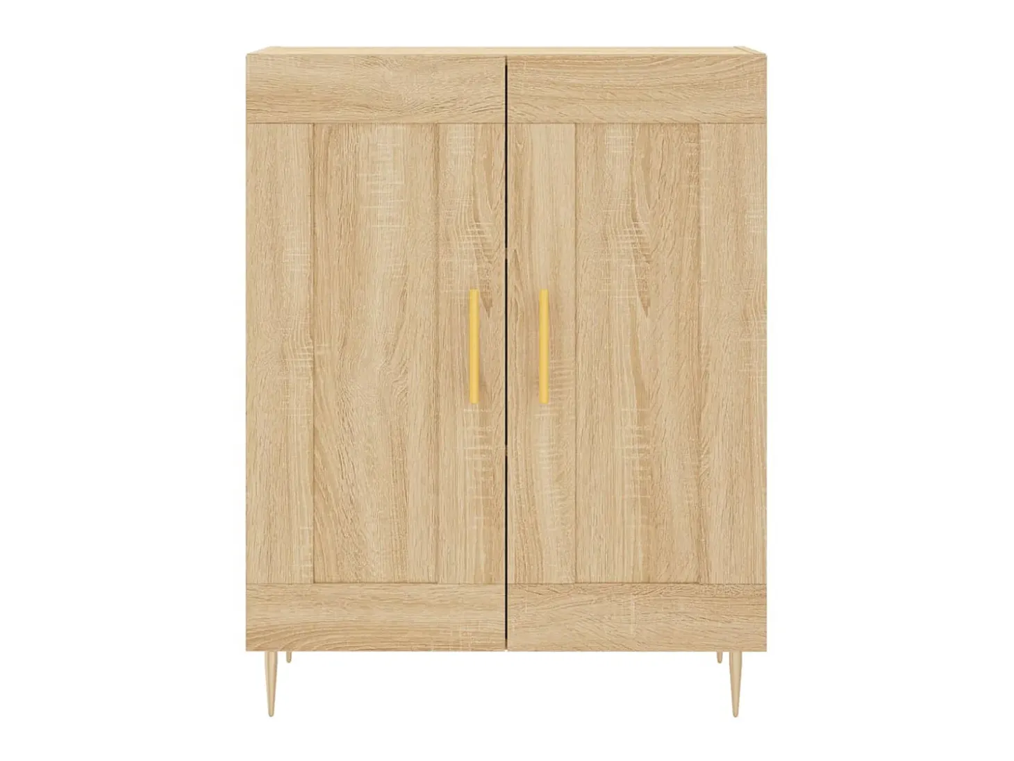 Aparador de madera de ingeniería roble Sonoma 69,5x34x90 cm ES35696