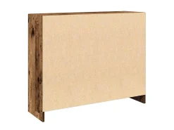 Aparador de madera de ingeniería envejecida 91x28x75 cm