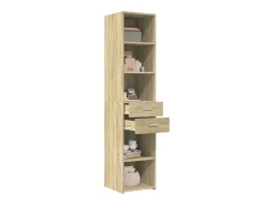 Aparador de madera de ingeniería roble Sonoma 40x42,5x185 cm