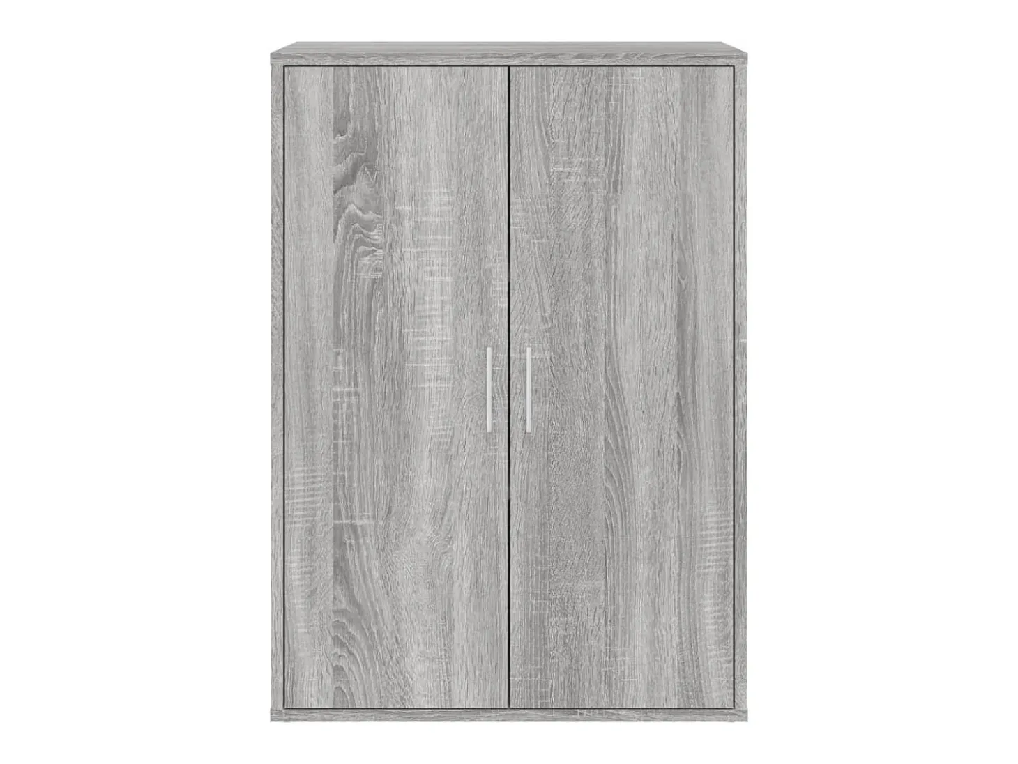Aparador de madera de ingeniería gris Sonoma 60x31x84 cm ES632491