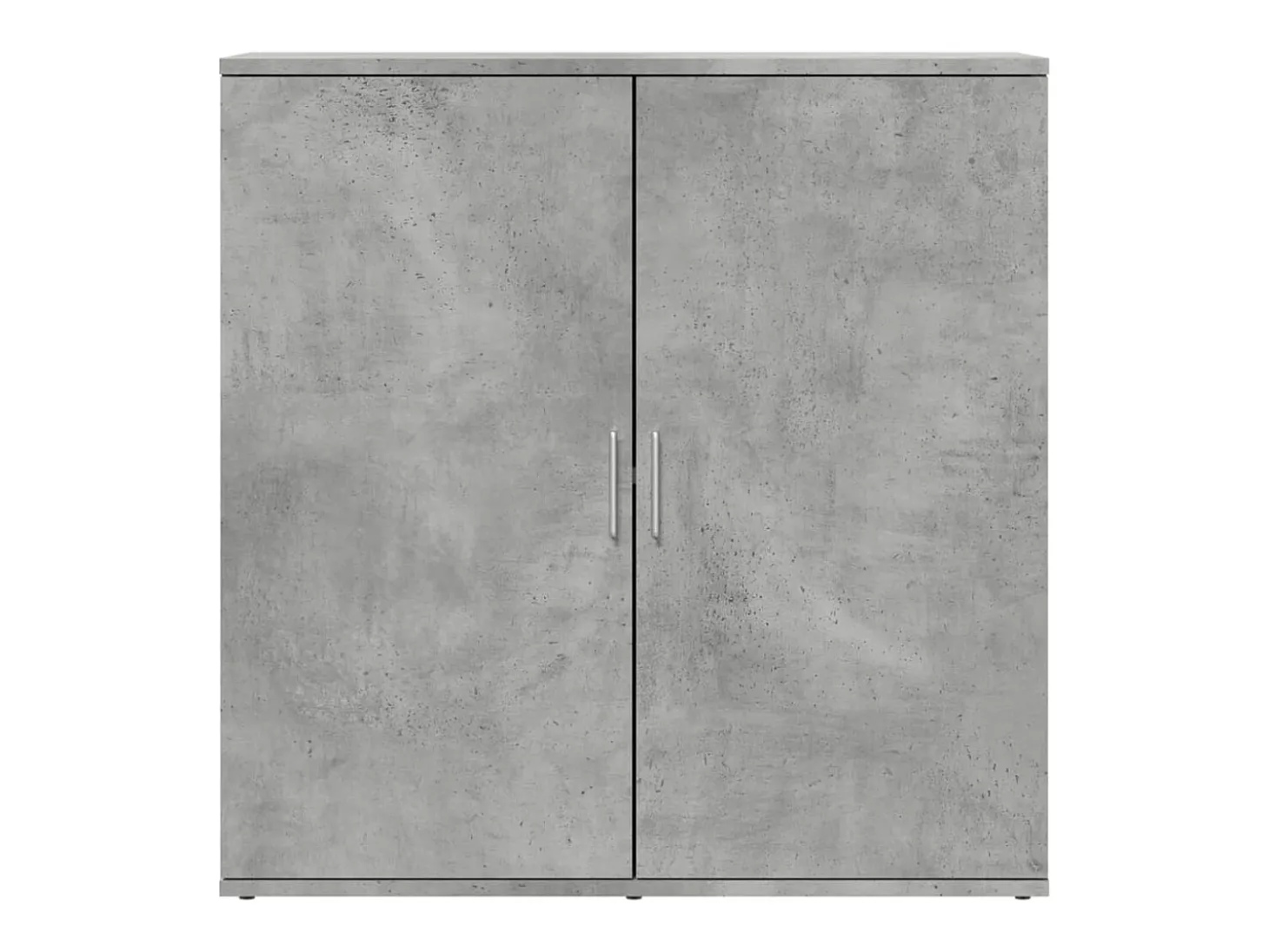 Aparador de madera de ingeniería gris hormigón 79x38x80 cm