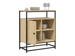 Aparador de madera de ingeniería roble Sonoma 69x35x80 cm