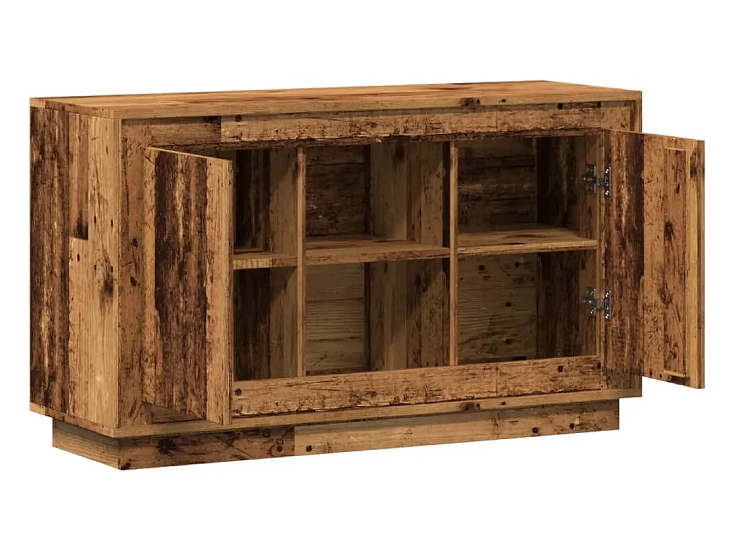 Aparador de madera de ingeniería envejecida 102x35x60 cm