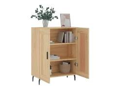 Aparador de madera de ingeniería roble Sonoma 69,5x34x90 cm