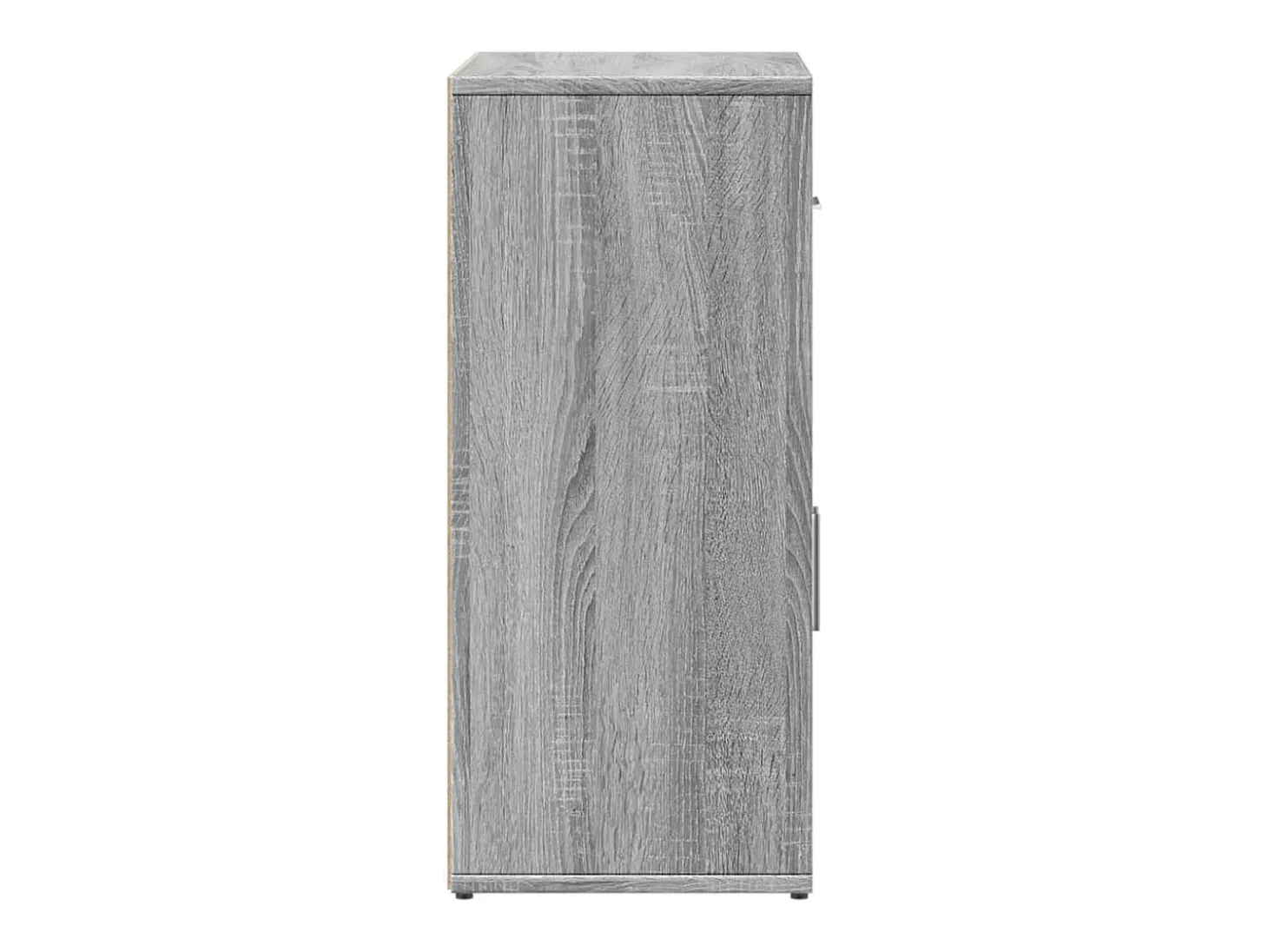 Aparador de madera de ingeniería 2 uds gris Sonoma 60x31x70 cm
