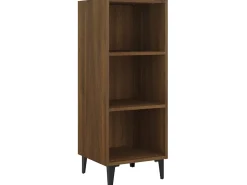 Aparador de madera de ingeniería marrón roble 34,5x32,5x90 cm ES56023