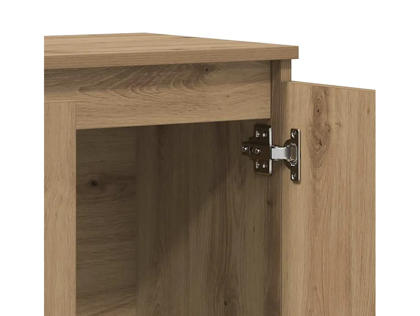 Aparador de madera de ingeniería roble artisan 102x35x70 cm