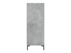Aparador de madera de ingeniería gris hormigón 34,5x32,5x90 cm ES72855