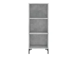 Aparador de madera de ingeniería gris hormigón 34,5x32,5x90 cm ES72855