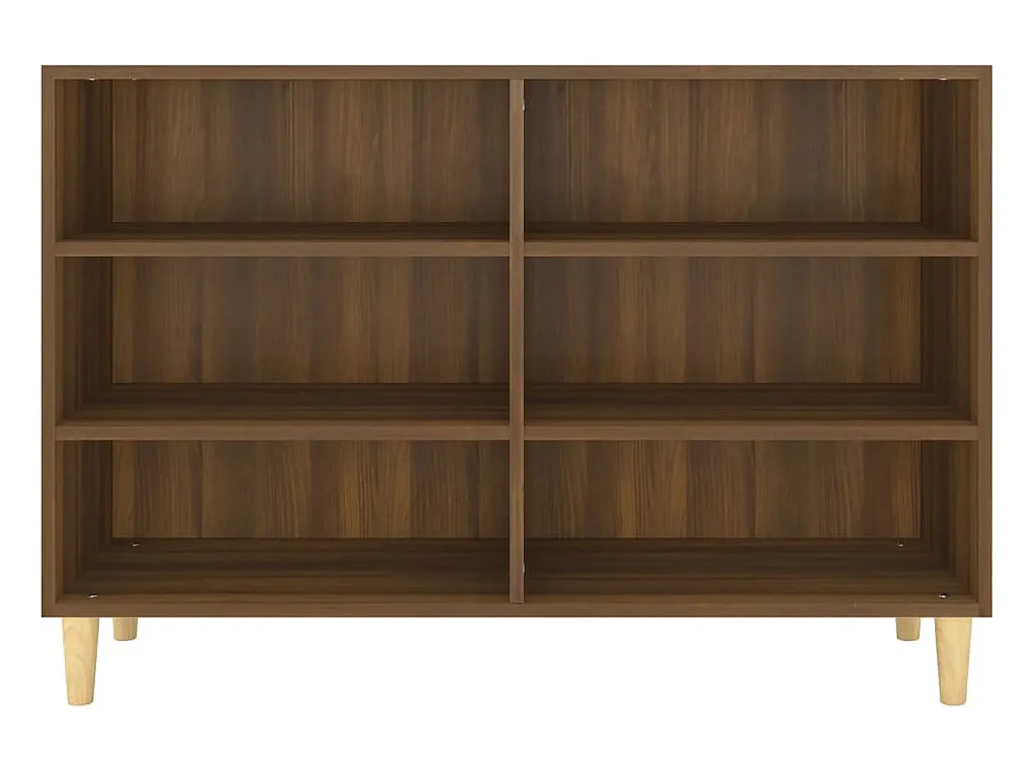 Aparador de madera de ingeniería marrón roble 103,5x35x70 cm