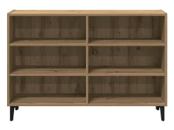 Aparador de madera de ingeniería roble artisan 103,5x35x70 cm