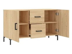 Aparador de madera de ingeniería roble Sonoma 100x36x60 cm ES97344
