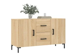 Aparador de madera de ingeniería roble Sonoma 100x36x60 cm ES97344
