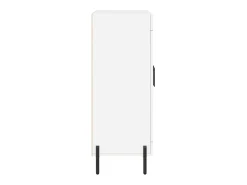Aparador de madera de ingeniería blanco 69,5x34x90 cm